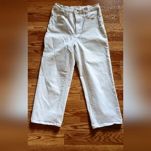 Madewell wide Leg Cropped Jeans